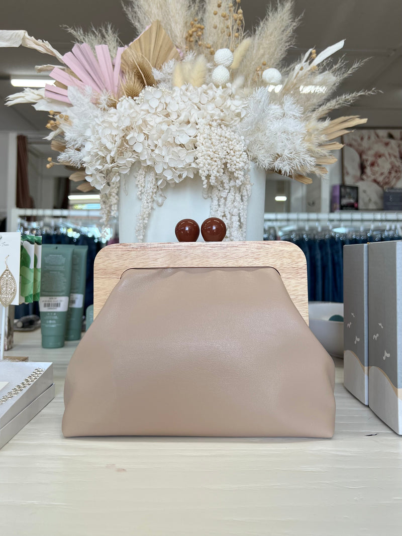Amora Bag/ Clutch - Stone