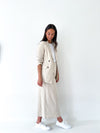 Rylee Linen Blazer ~ Natural