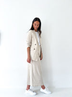 Rylee Linen Blazer ~ Natural