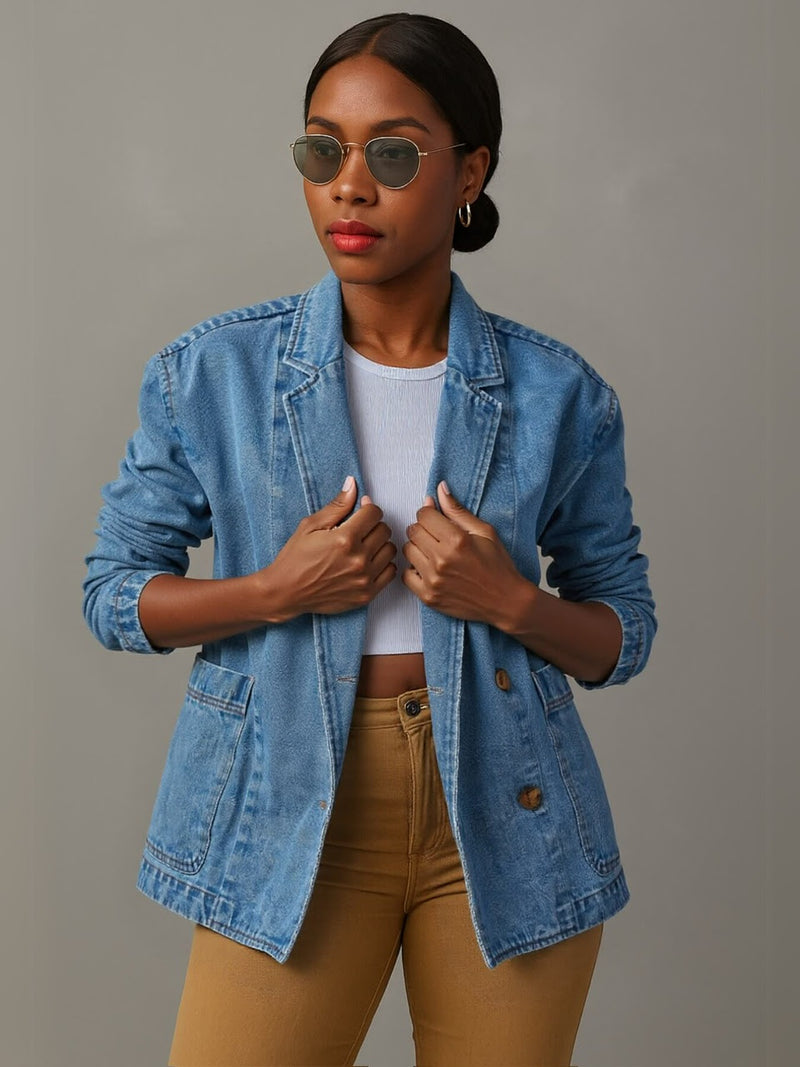 Carry Blazer ~ Denim