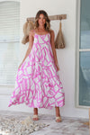 Adeline Dress ~ Pink