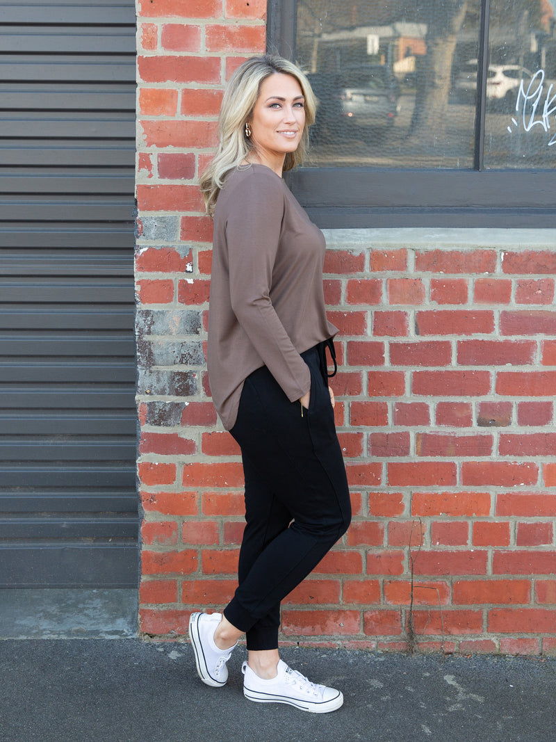 Adele Long Sleeve ~ Chocolate