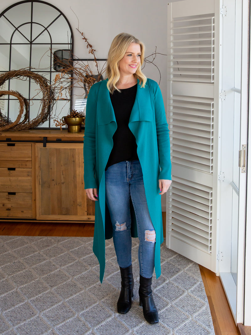 Cleo Cardigan - Verdigris