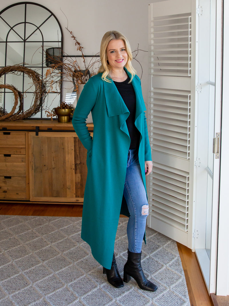 Cleo Cardigan - Verdigris