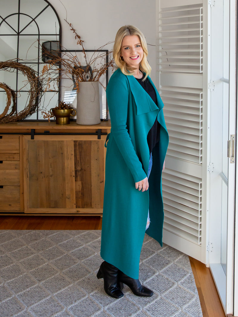 Cleo Cardigan - Verdigris
