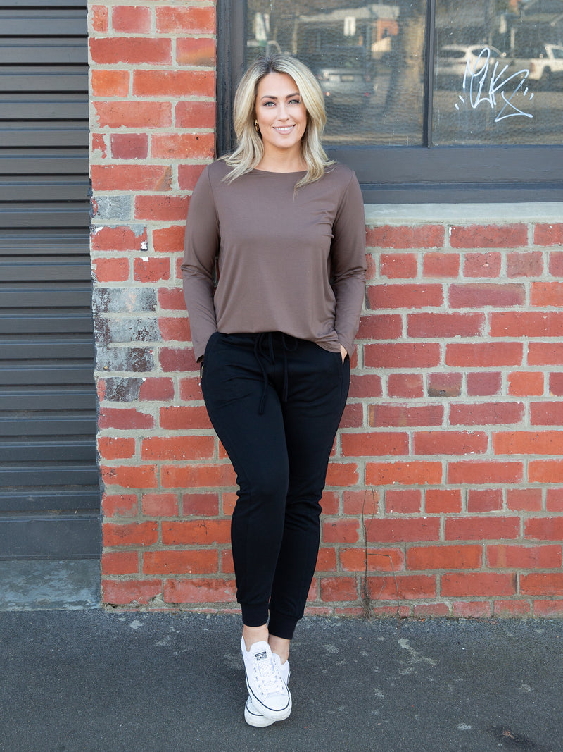 Adele Long Sleeve ~ Chocolate