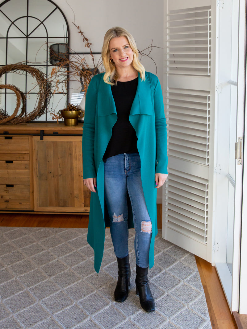 Cleo Cardigan - Verdigris