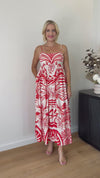 Tropicana Dress ~ Red