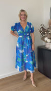 Jemma Dress - Blue / Green