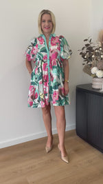 Lara Mini Dress ~ Pink