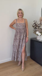 Begonia Silk Maxi ~ Zebra (reversible)
