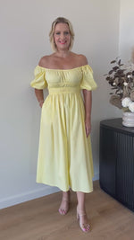 Kristen Maxi Dress ~ Yellow