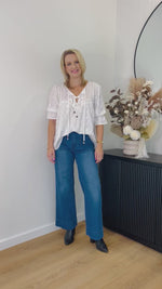 Adley Top ~ White