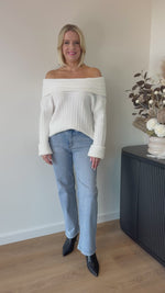 Asher Knit ~ White