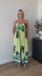 Tropicana Dress ~ Lime