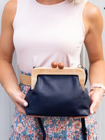 Amora Bag/ Clutch - Navy