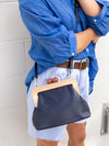 Amora Bag/ Clutch - Navy
