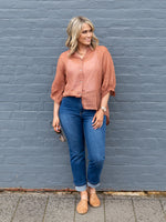 Maeve Linen Shirt - Clay