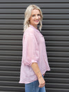 Maeve Linen Shirt ~ Blush