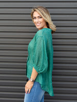 Maeve Shirt ~ Emerald
